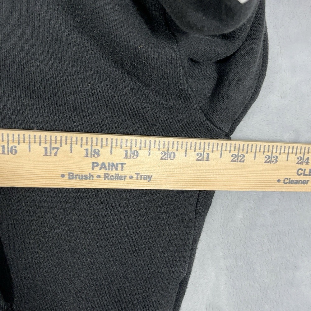 Vans Womans Funnier Times Full Zip Cropped Hoodie M Black Skater Grunge Street - Picture 2 of 7